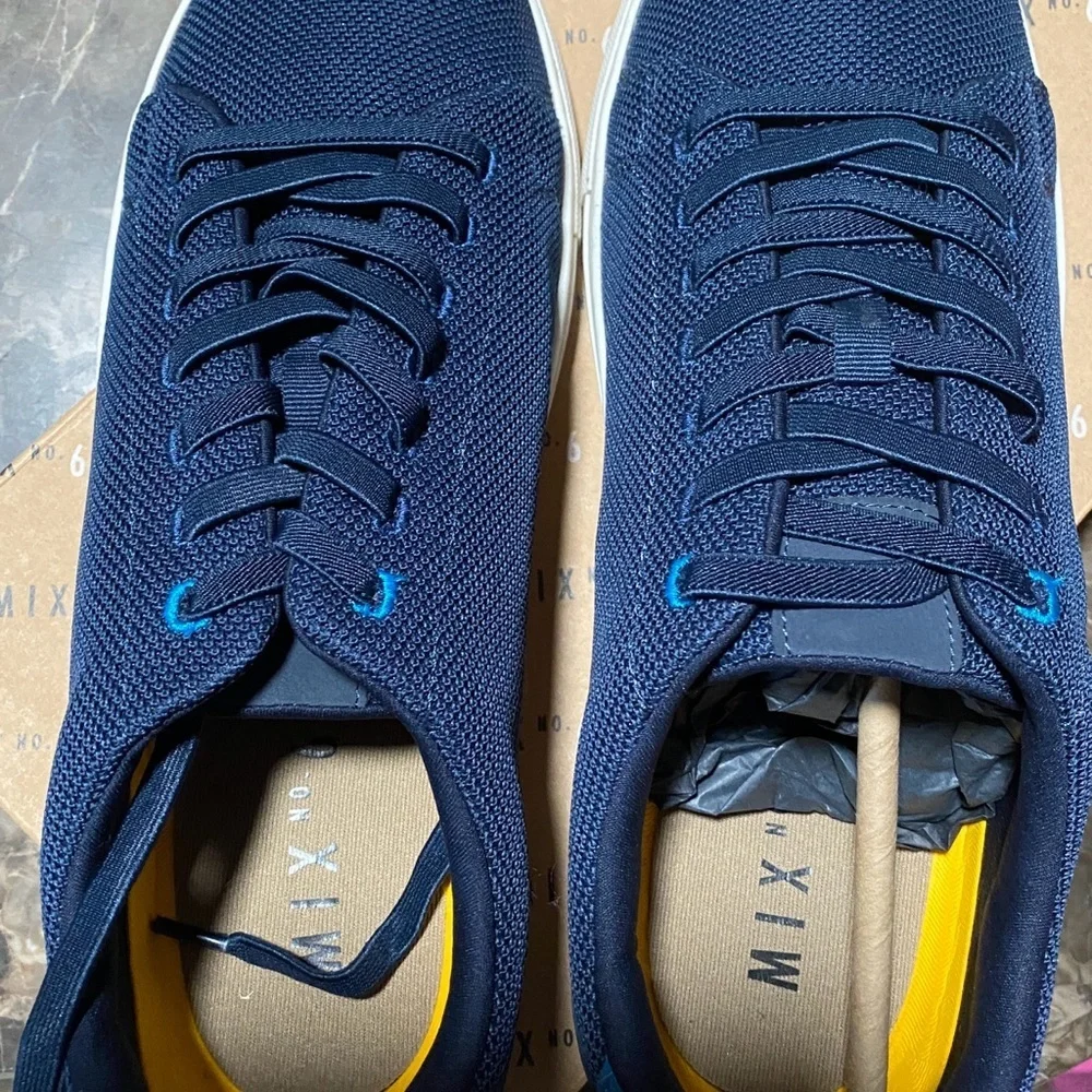 Mix no. 6 Men's Navy Blue Denim Sneakers